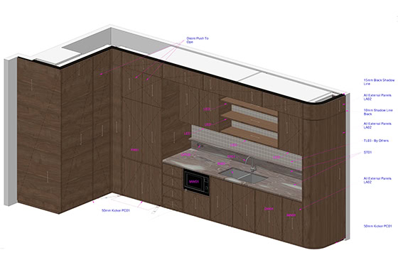 Cabinetry & Joinery Drafting Services