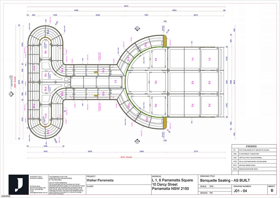 Production-ready shop drawings with dimensions and manufacturing details